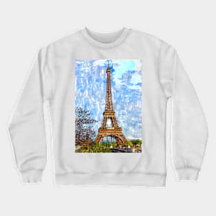 Eiffel Tower Paris France. For Eiffel Tower & Paris Lovers. Crewneck Sweatshirt